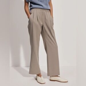Varley Tacoma Straight Pleat Pant 28" in Cinder